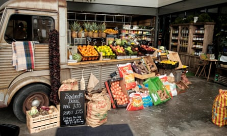 Interior of the Bowland food hall at Holmes Mill