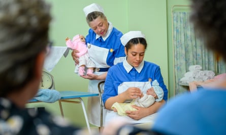 A 1950s baby clinic at the Black Country Living Museum, Dudley.