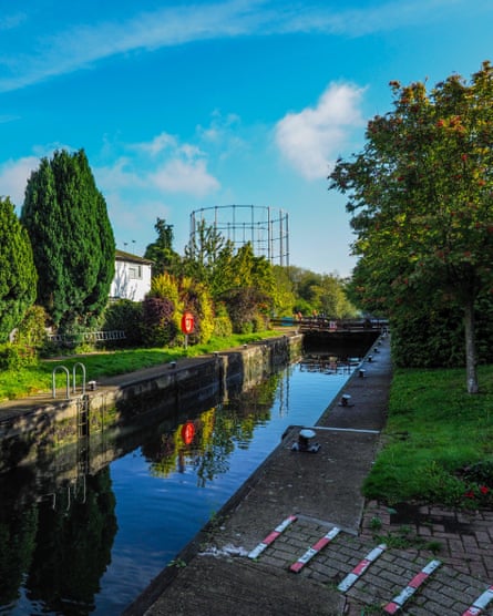 Lock on: Blake’s Lock at Reading, near the end of the run.