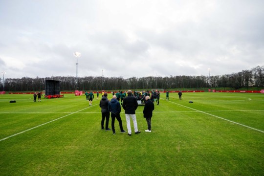 Sir Jim Ratcliffe visits Carrington Training Complex