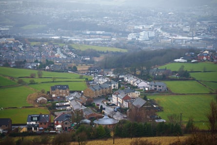 A view of housing in Huddersfield