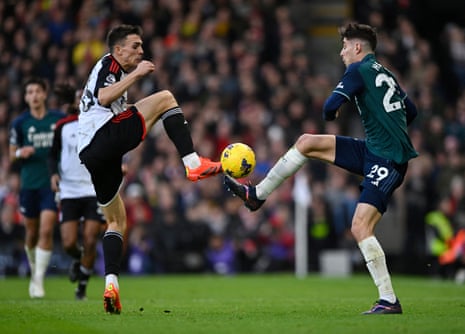 Tough tackling Portuguese midfielder Joao Palhinha (left) will not be leaving Fulham for Bayern Munich in the current transfer window.