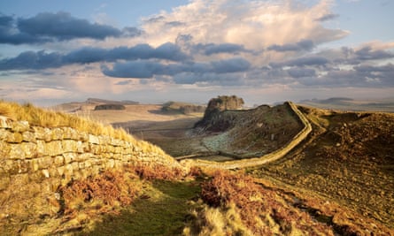 Hadrian’s Wall near Housesteads fort.