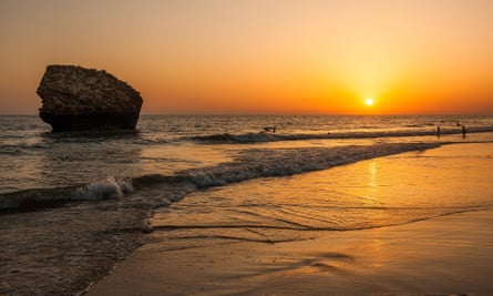 Sunset in the beach MatalascanasHCKHTT Sunset in the beach Matalascanas