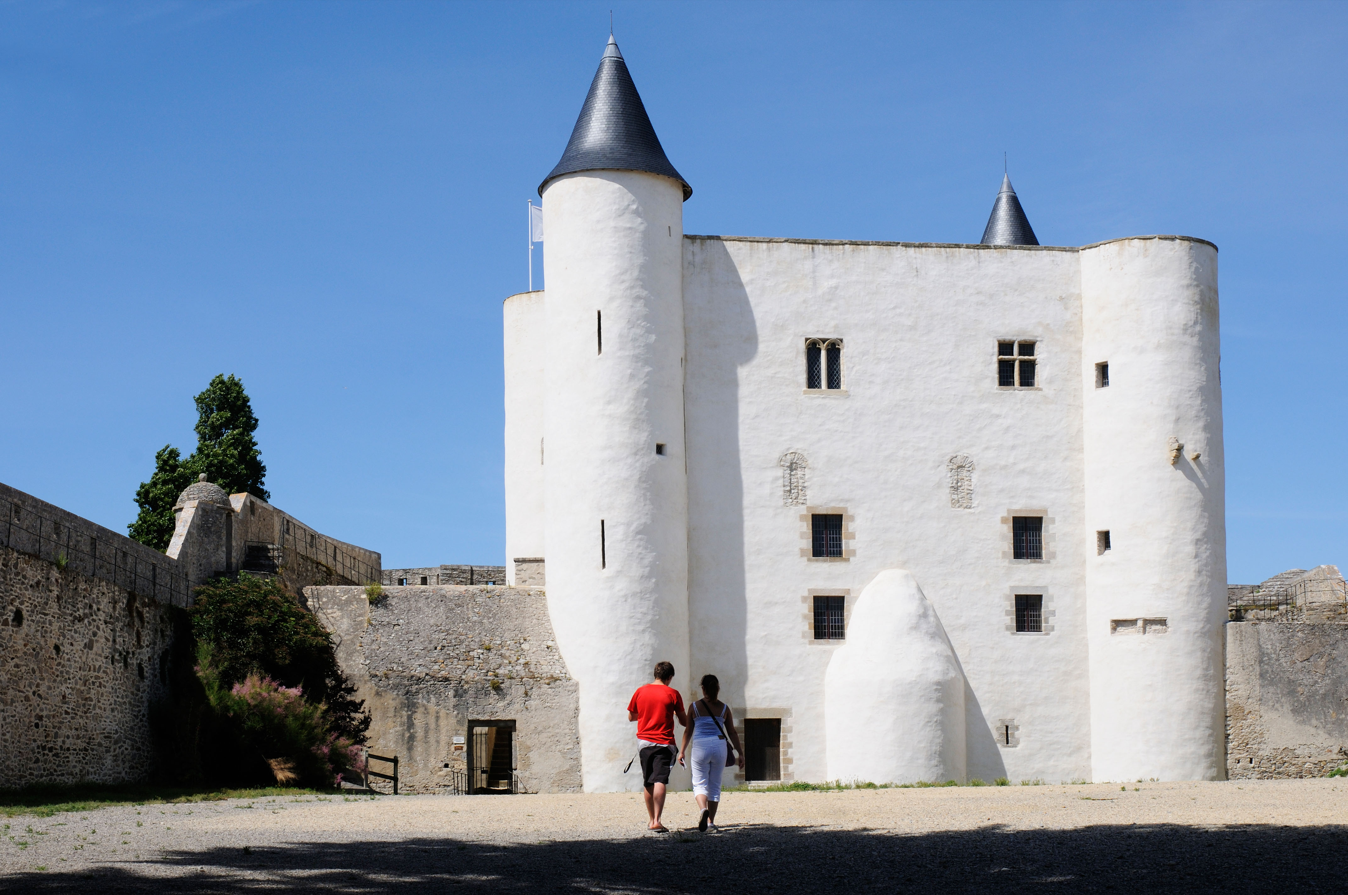 The Chateau de Noirmoutier in Vendee, France