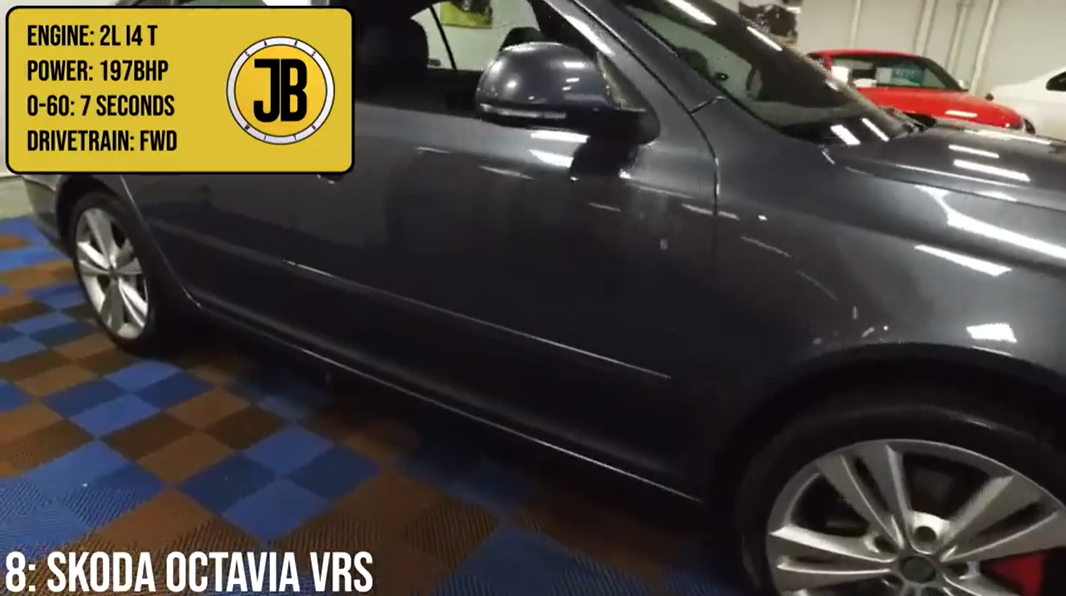 His eighth top recommendation is the Skoda Octavia VRS