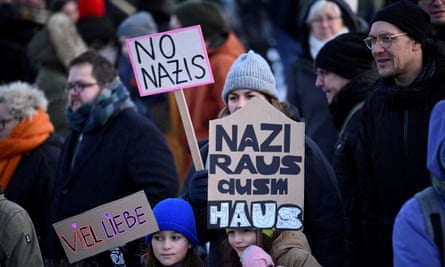 A protest against the Alternative for Germany party (AfD).