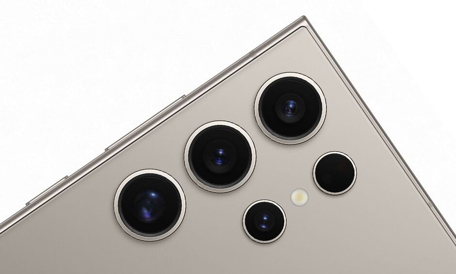 The rear camera lenses of the S24 Ultra