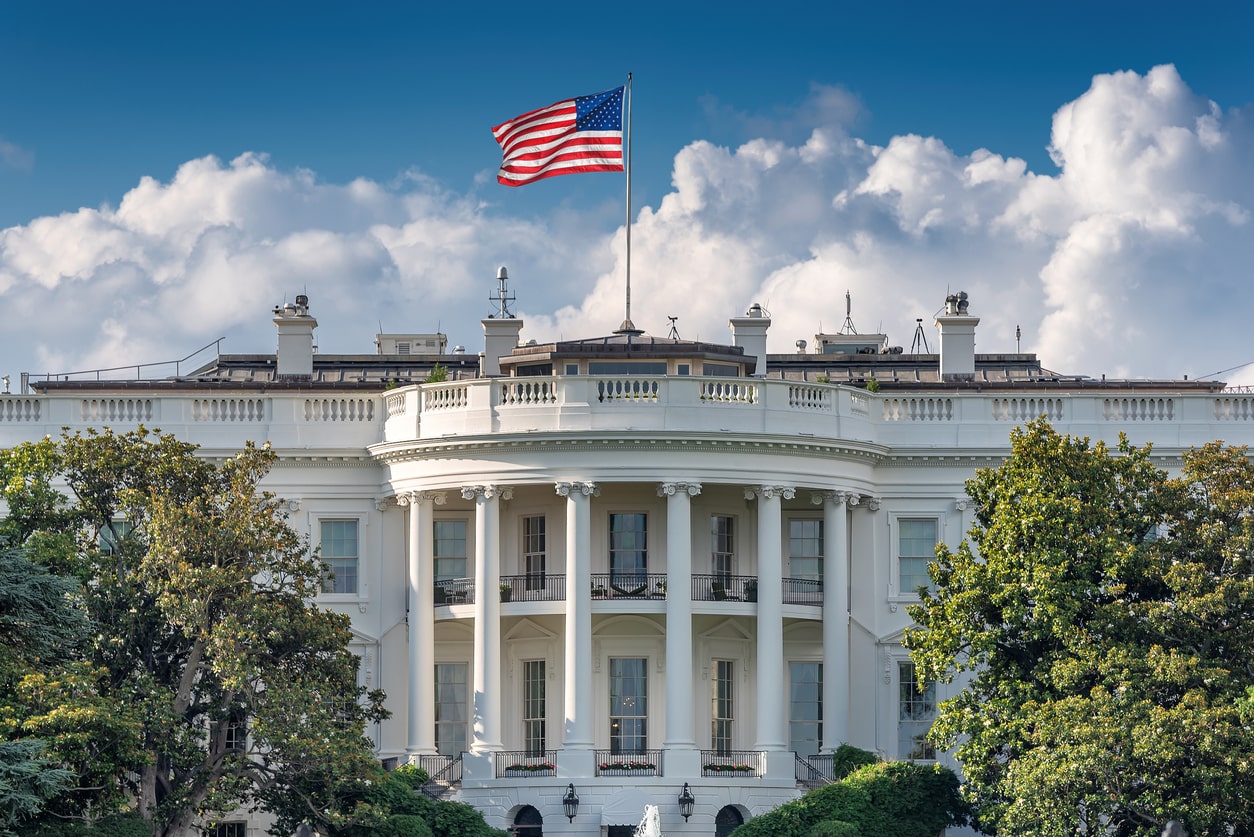 The White House in Washington DC