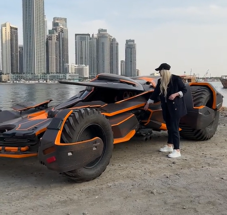 This real-life Batmobile was custom-built by a firm in Dubai