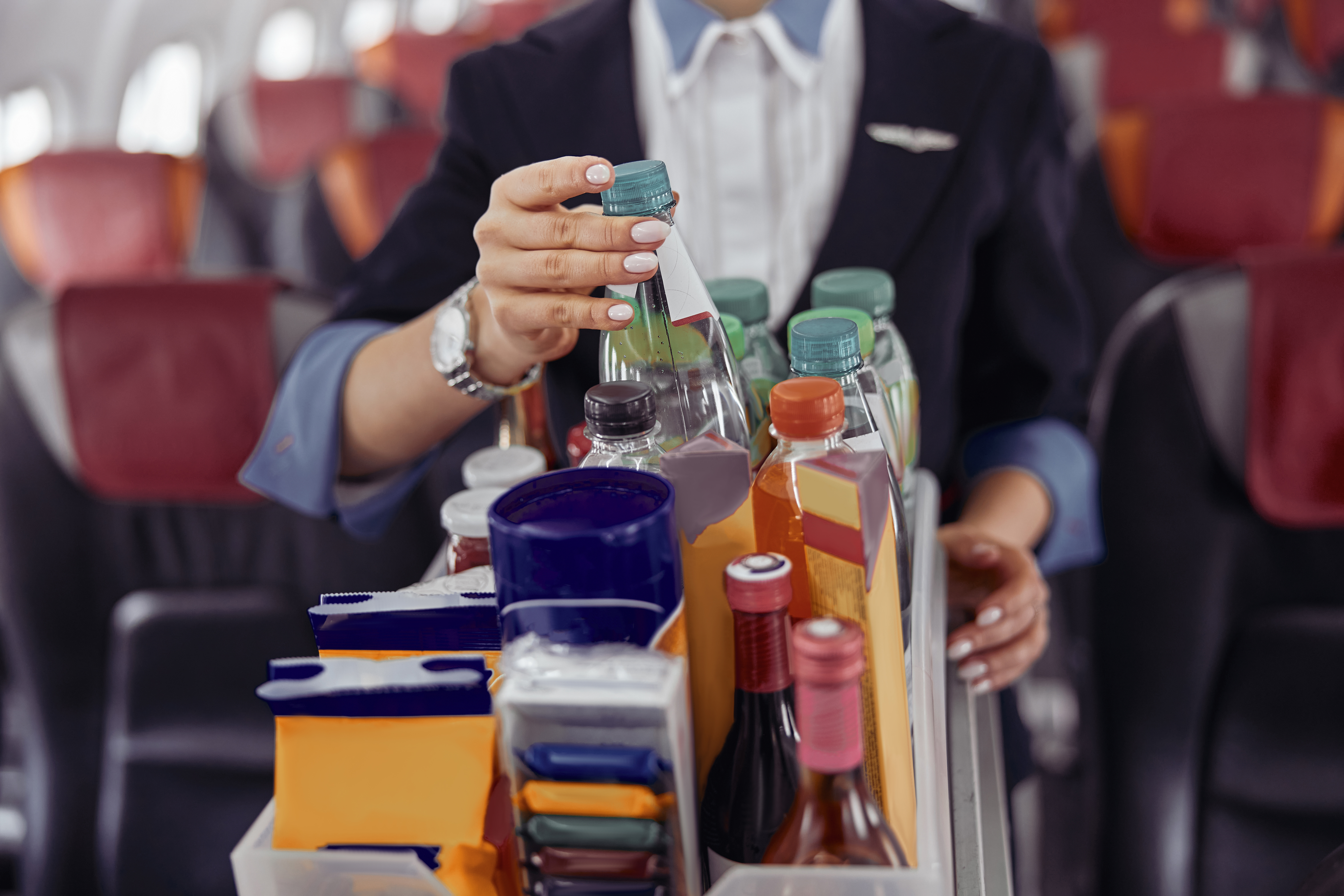 Passengers can get free drinks on board