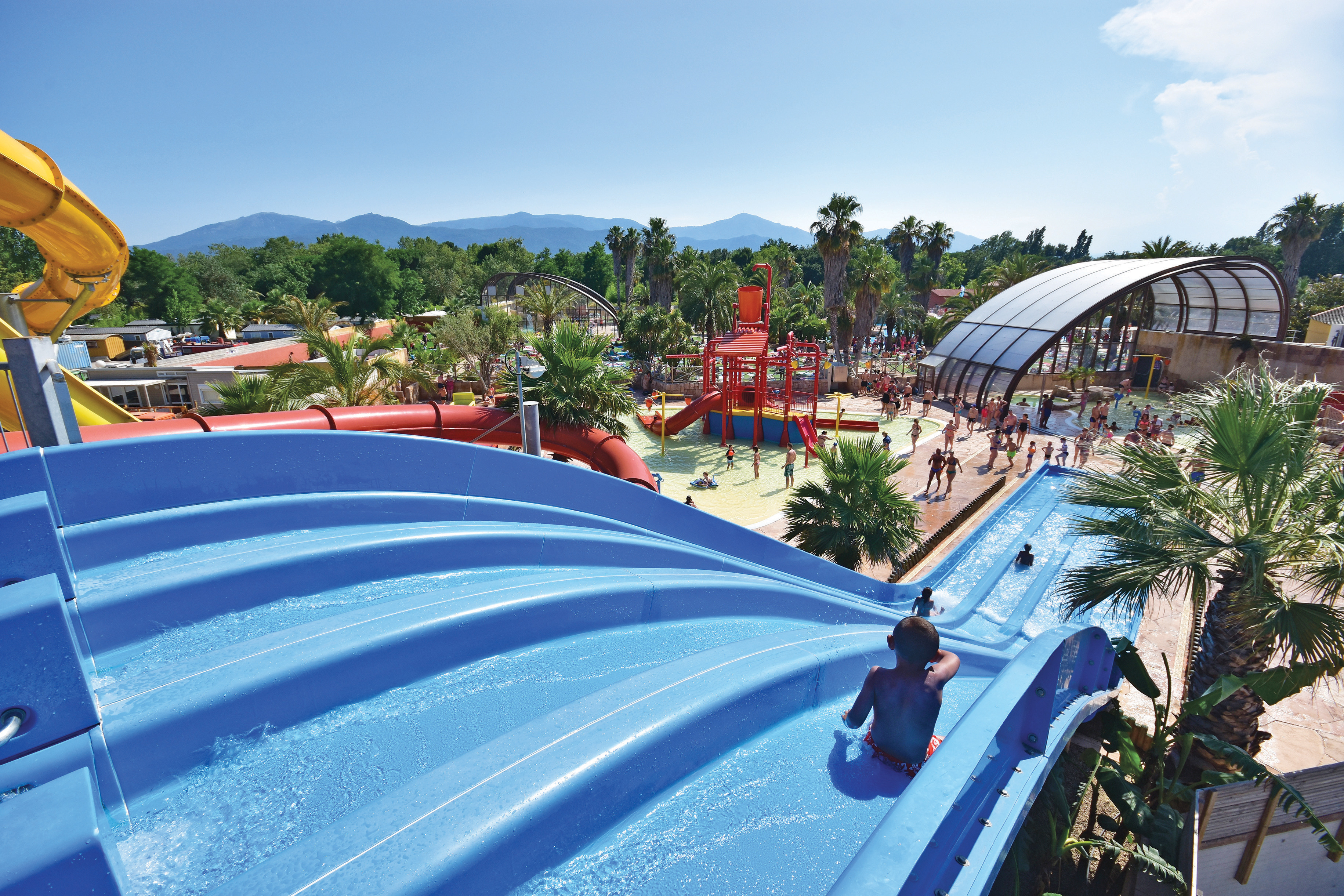 La Sirene is a holiday village that’s completely geared up for families with a 2,000 square metres of pool featuring more than a dozen slides