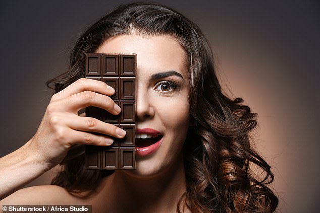 Darker varieties of chocolate are better for you as there is less fat and sugar that counteracts the benefits of blood flow-boosting flavonoids