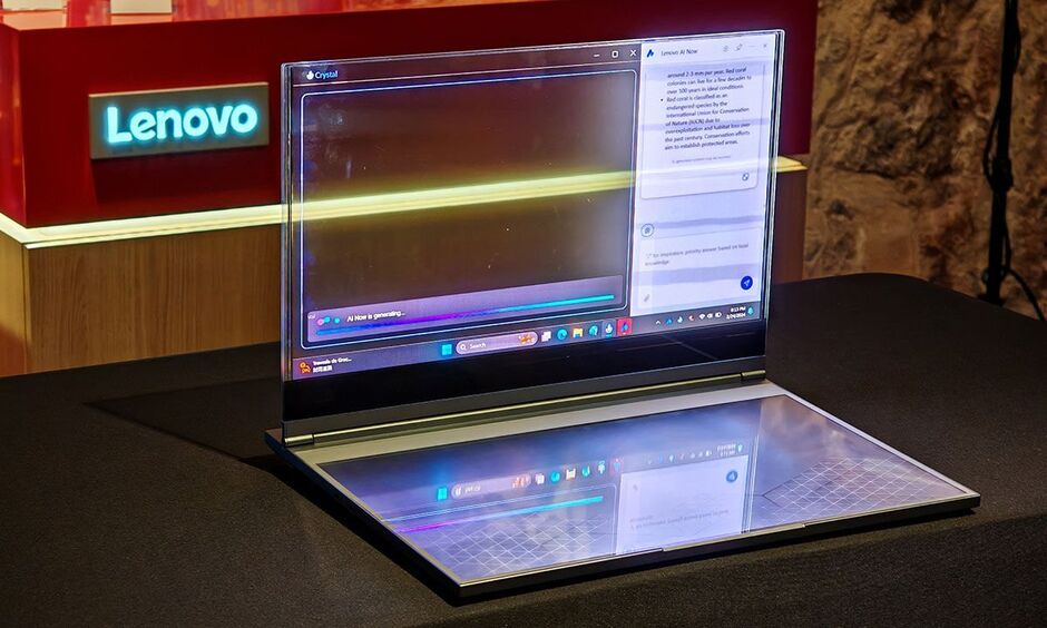 Lenovo ThinkBook Transparent Display Laptop Concept