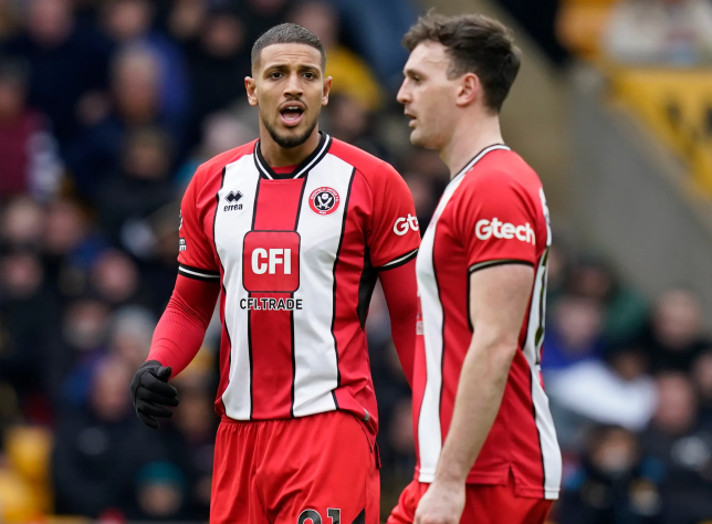 Sheffield United stars Vinicius Souza and Jack Robinson