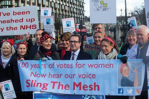 Mesh protest