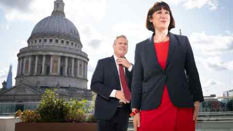 Shadow chancellor Rachel Reeves and Labour leader Sir Keir Starmer