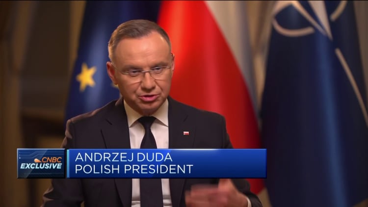 'If Russia is stopped in Ukraine, it won't attack again': Polish president