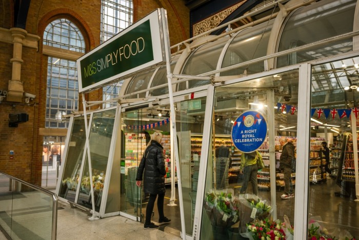 An M&S Simply Food outlet in London