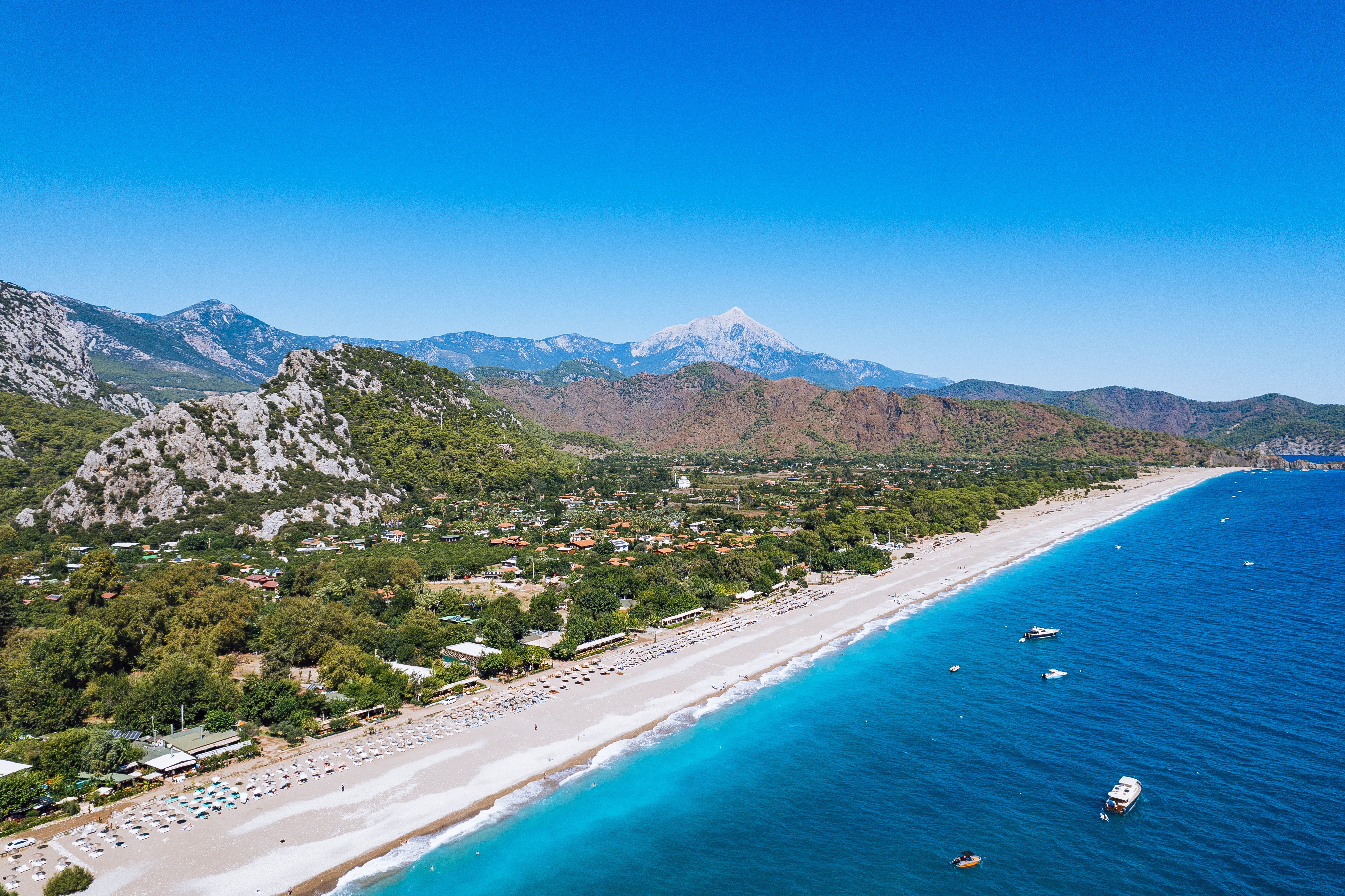 There are plenty of beaches in Antalya including Olympos Beach (pictured)