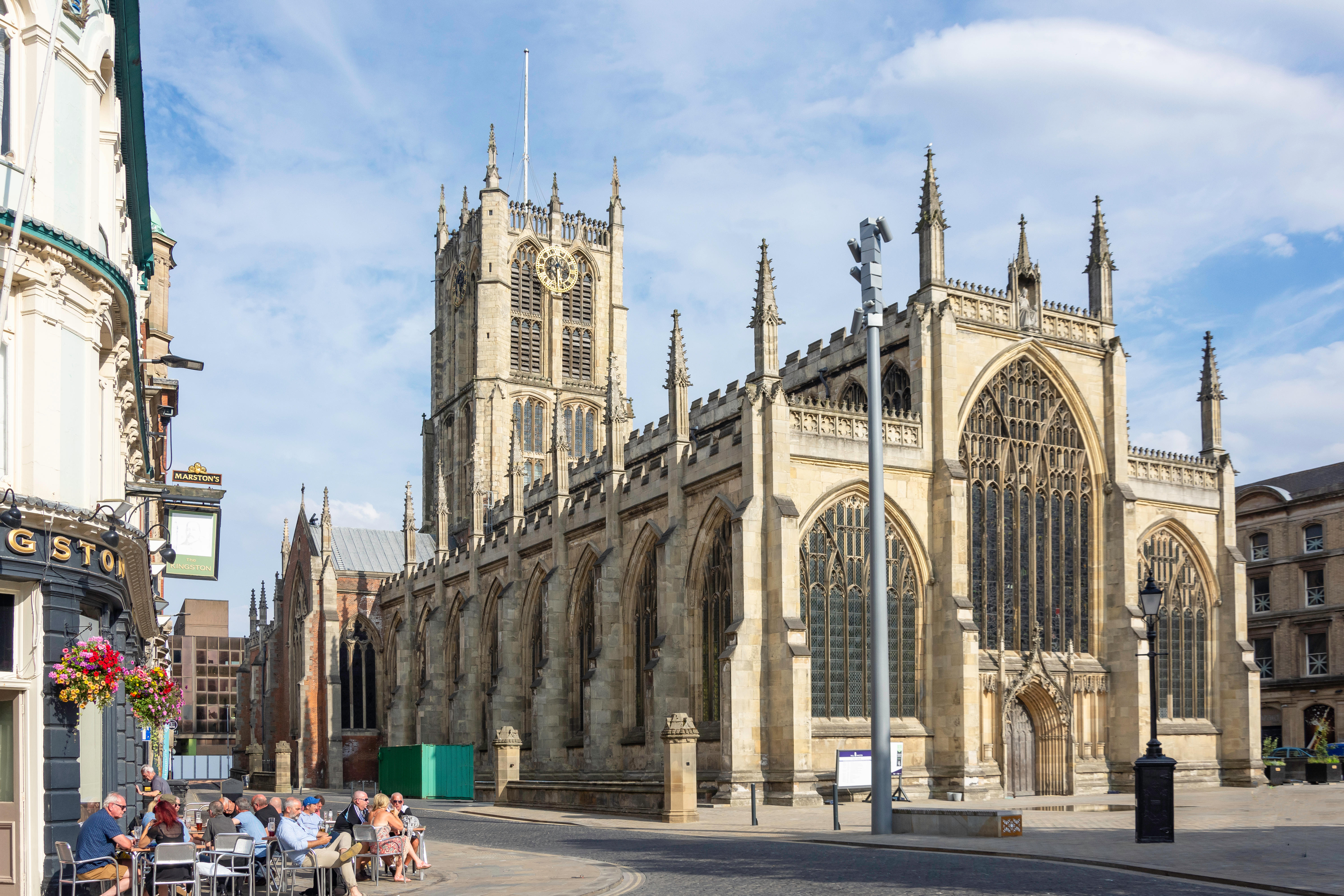 Built more than 700 years ago, Hull Minster was England’s largest parish church until recently