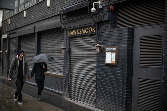 A Hawksmoor restaurant in London’s Spitalfields