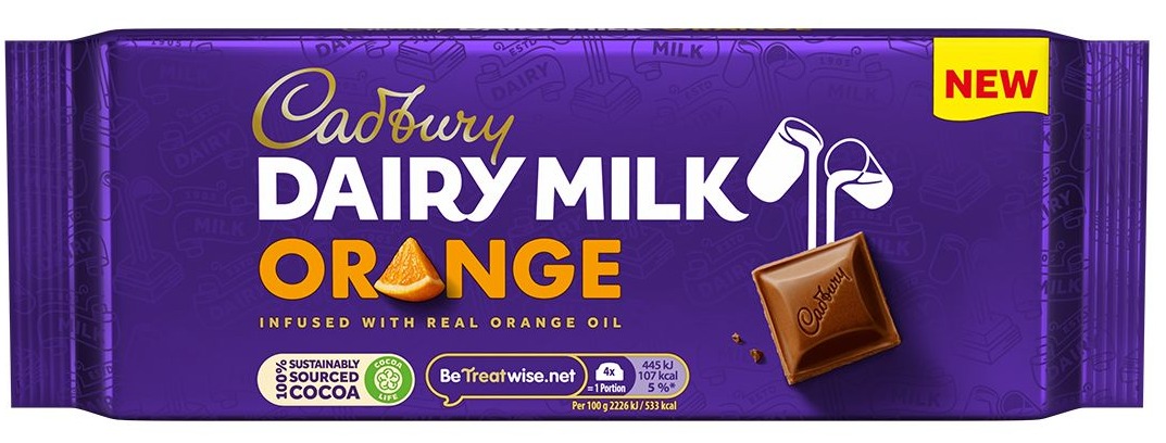 Cadbury recently scrapped its Dairy Milk Orange bars