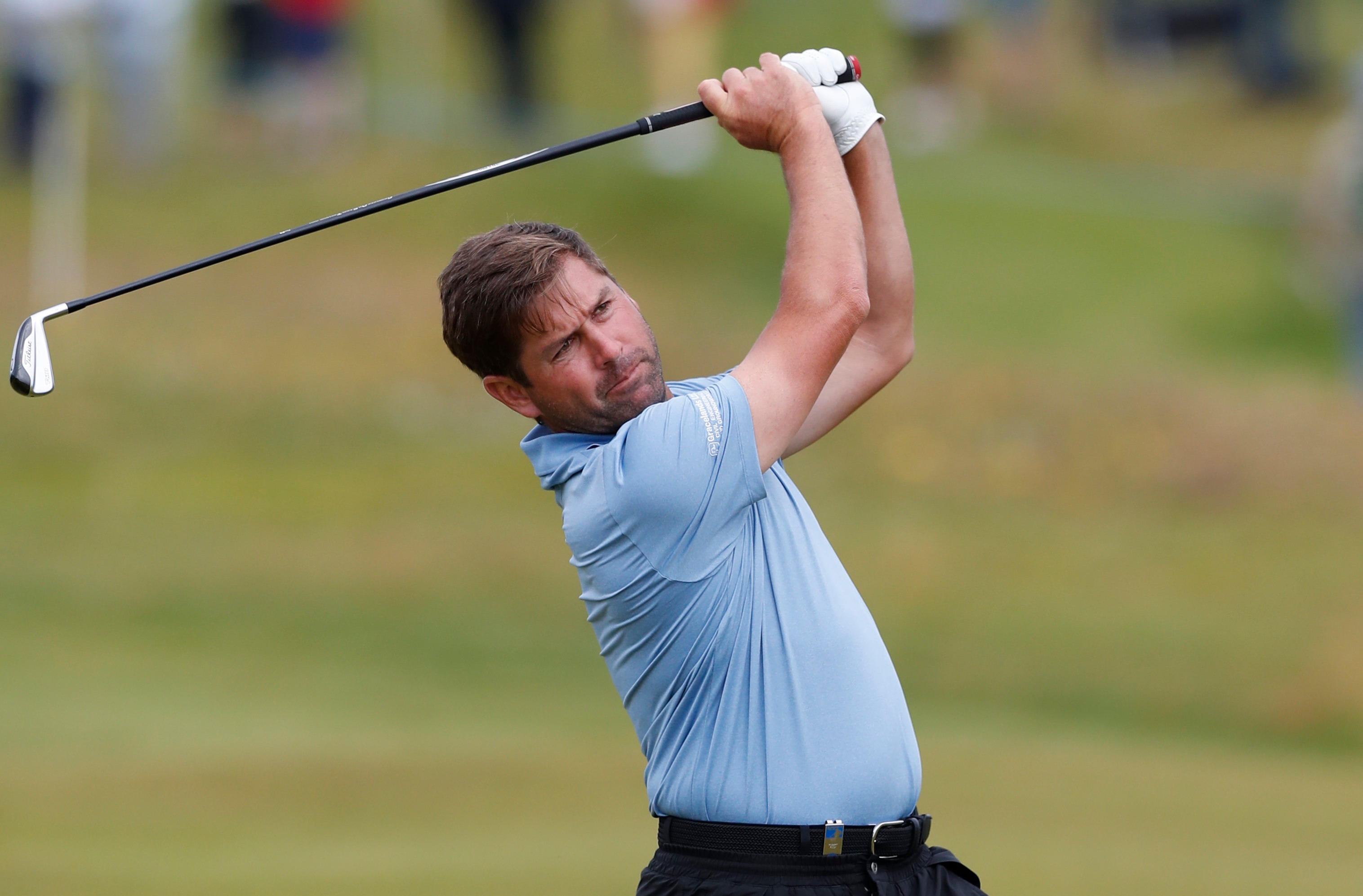 He will be a caddie for Robert Rock at the US Open