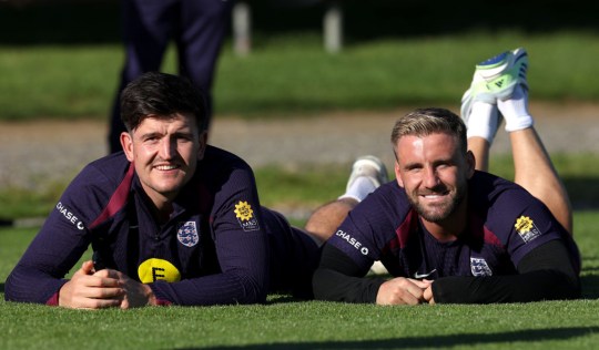 Harry Maguire and Luke Shaw