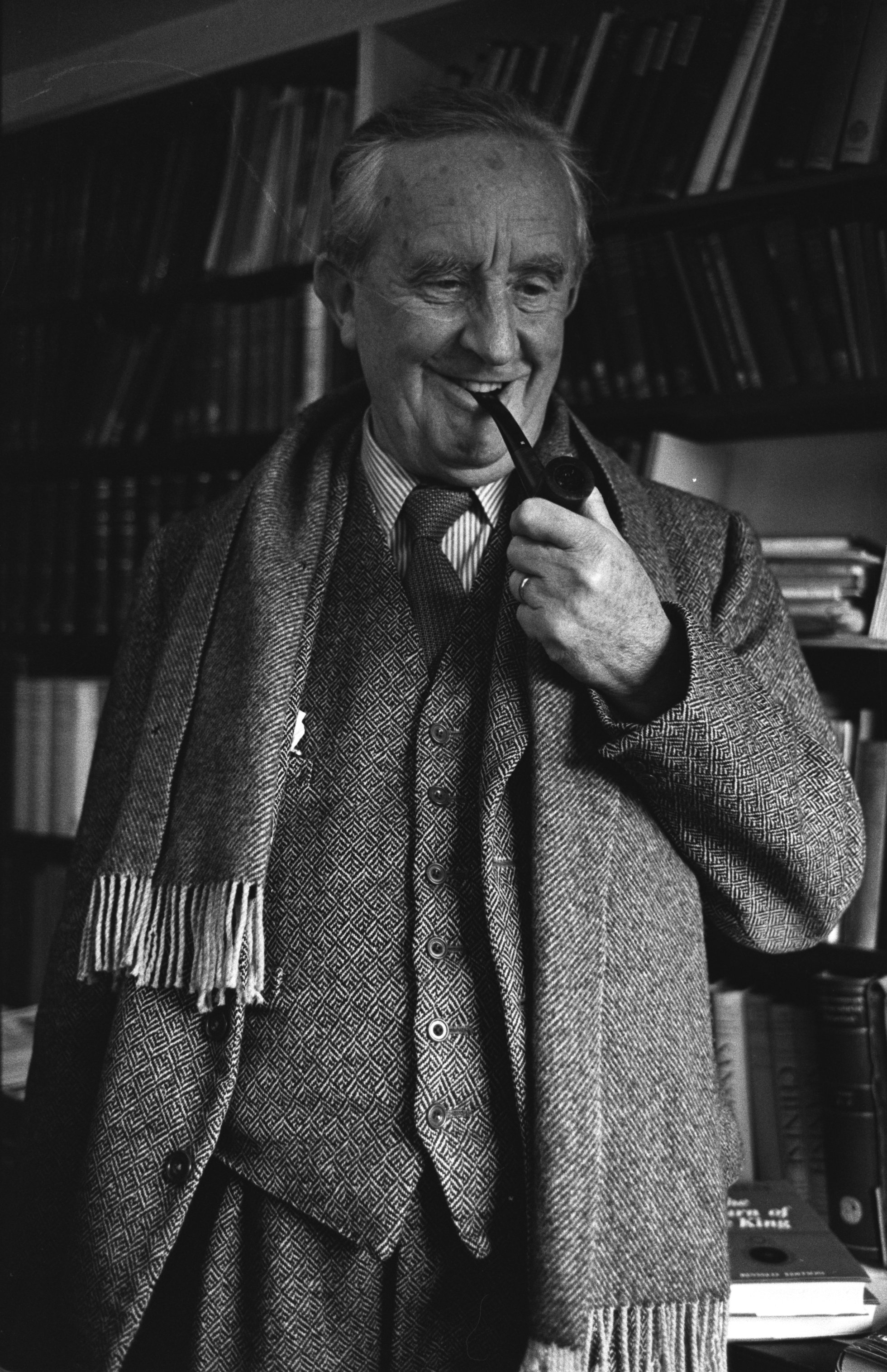 JRR Tolkien, author of the Lord of the Rings and The Hobbit, pictured in 1966