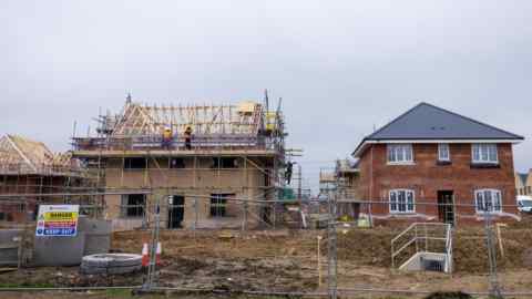 New homes under construction