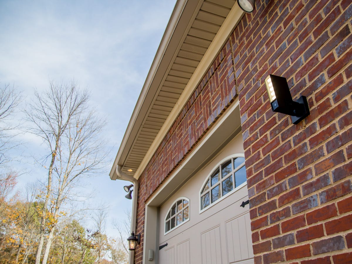 security camera outside house