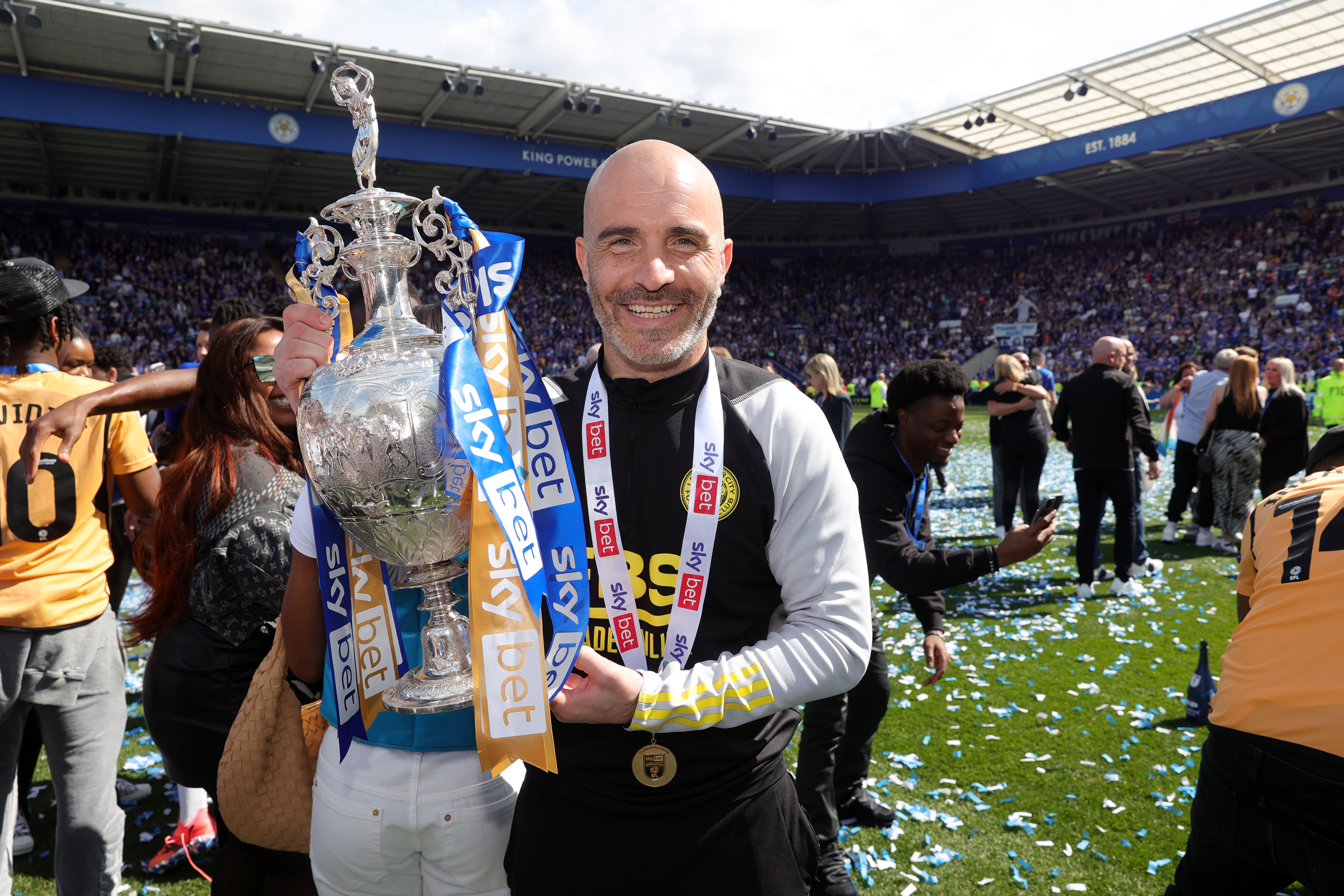 Enzo Maresca guided Leicester City to promotion as Championship title winners