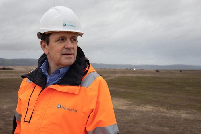 Haventus CEO Lewis Gillies at Ardersier Port