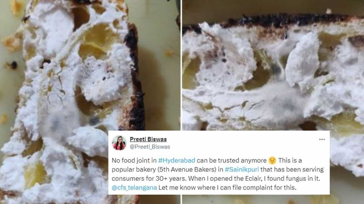 Cant be trusted: Hyderabad woman finds fungus in pastry, internet miffed