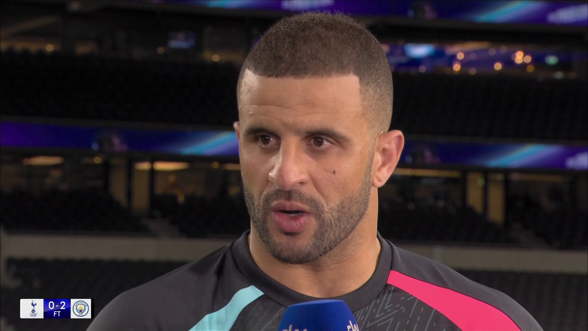 Kyle Walker confirmed Arsenal fans' attempts to disrupt Manchester City's sleep failed