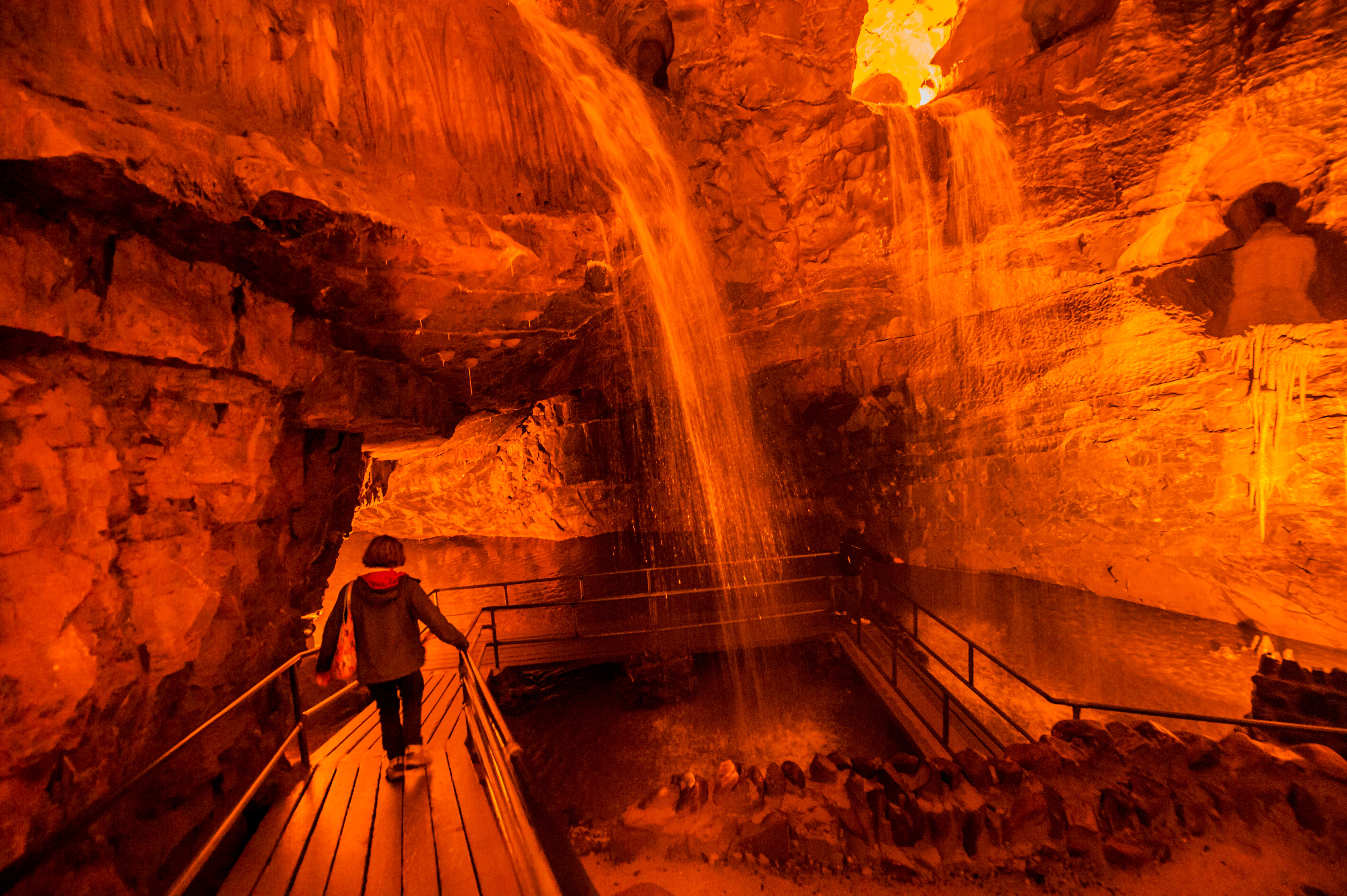 Dogs are permitted into the National Showcaves Centre for Wales as long as they're kept on a short lead