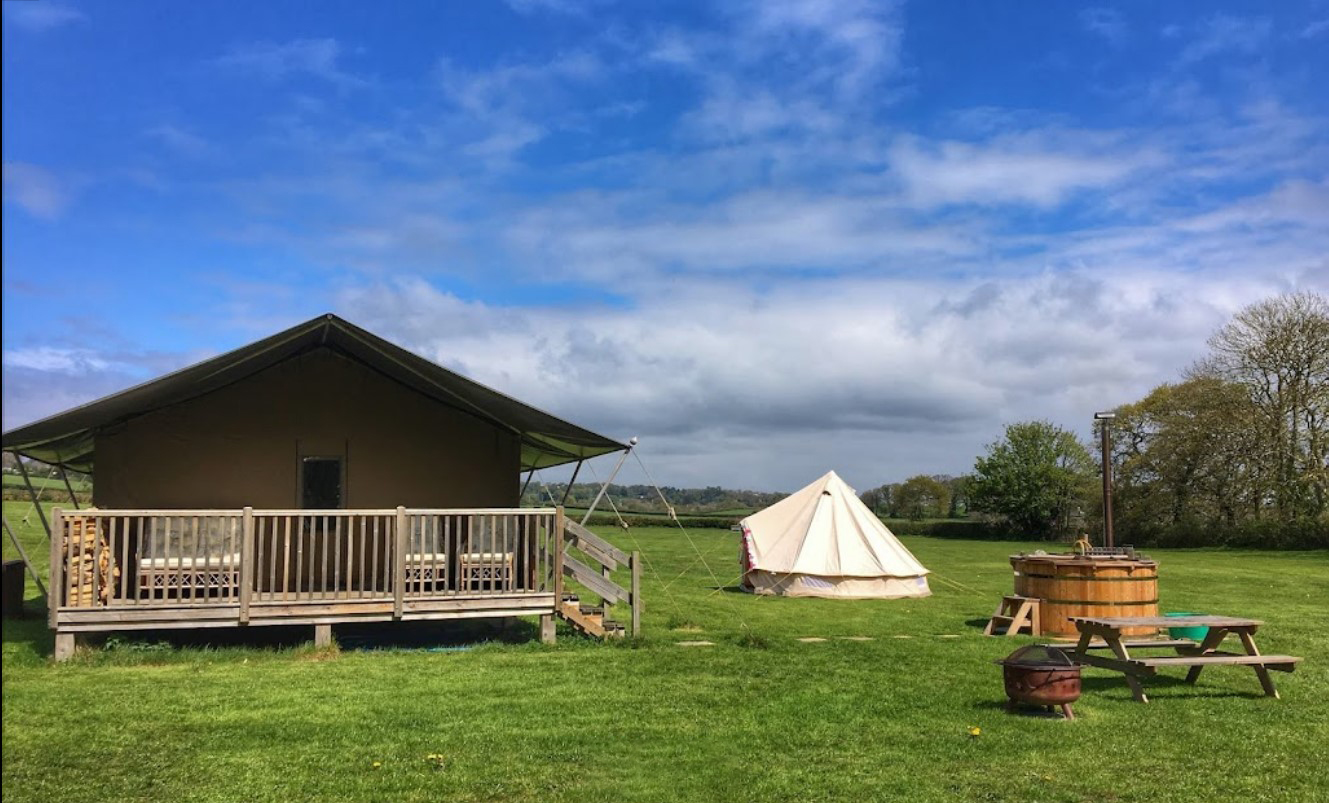 Wonderfully Wild offers safari tents to stay in, which can accommodate up to six people