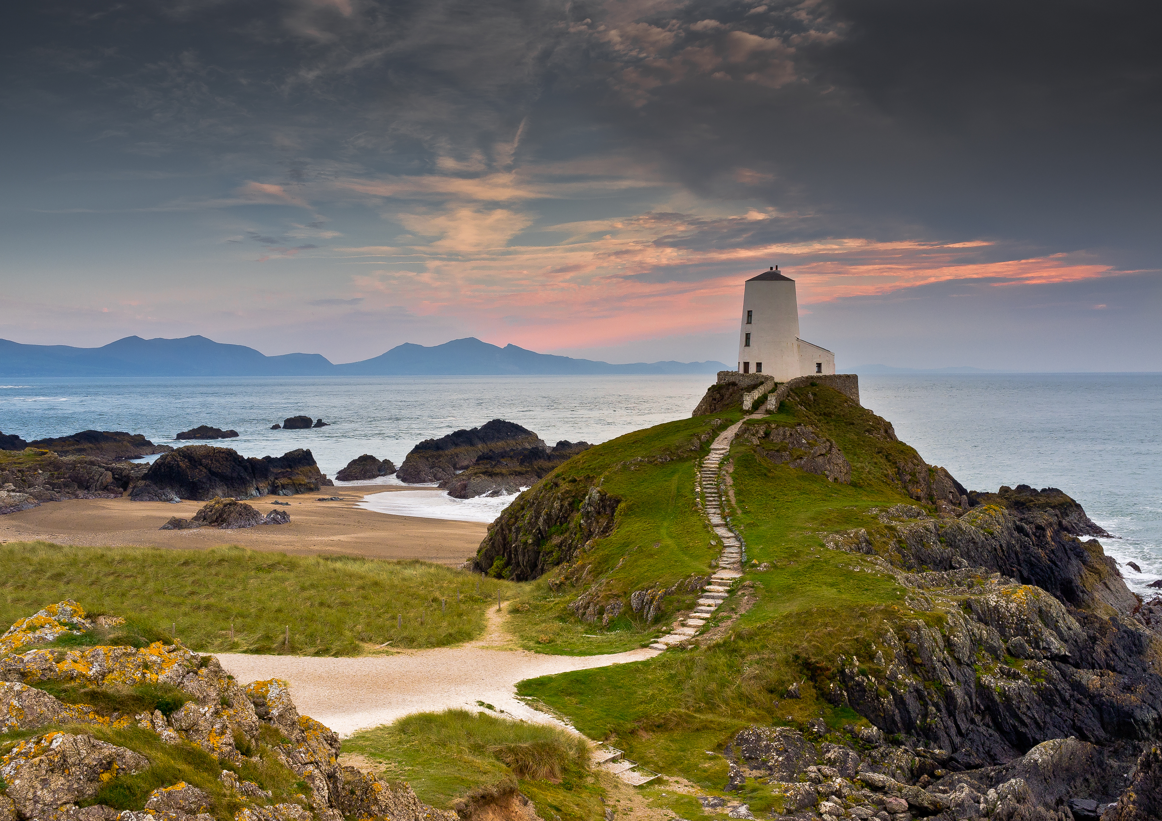 Anglesey has plenty of places for dogs and their owners to explore - walk along the coast path and follow around the entire edge of the island