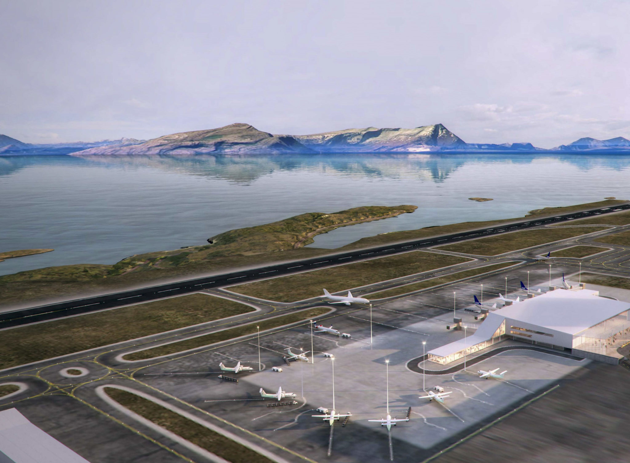 New Bodø Airport is slated to open in the Arctic Circle in 2029