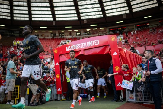 Omari Forson made his first team debut for Manchester United earlier this season 