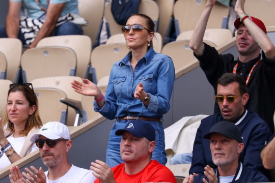 Jelena Djokovic had been supporting her husband at the French Open