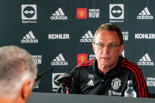 Ralf Rangnick was Manchester United interim manager