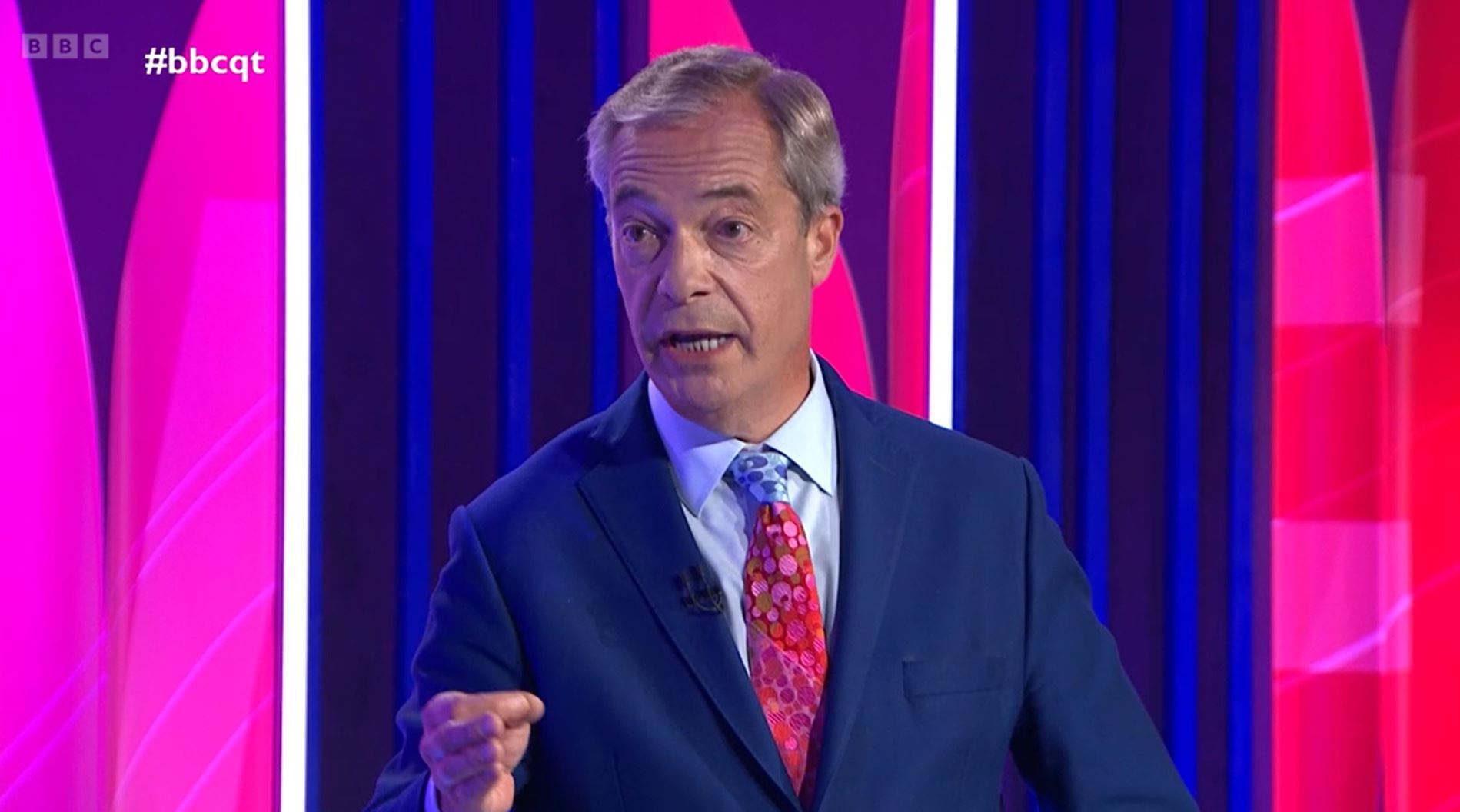 Nigel Farage on BBC’s Question Time on Friday night