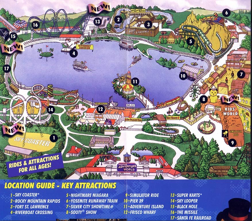 A map of the park