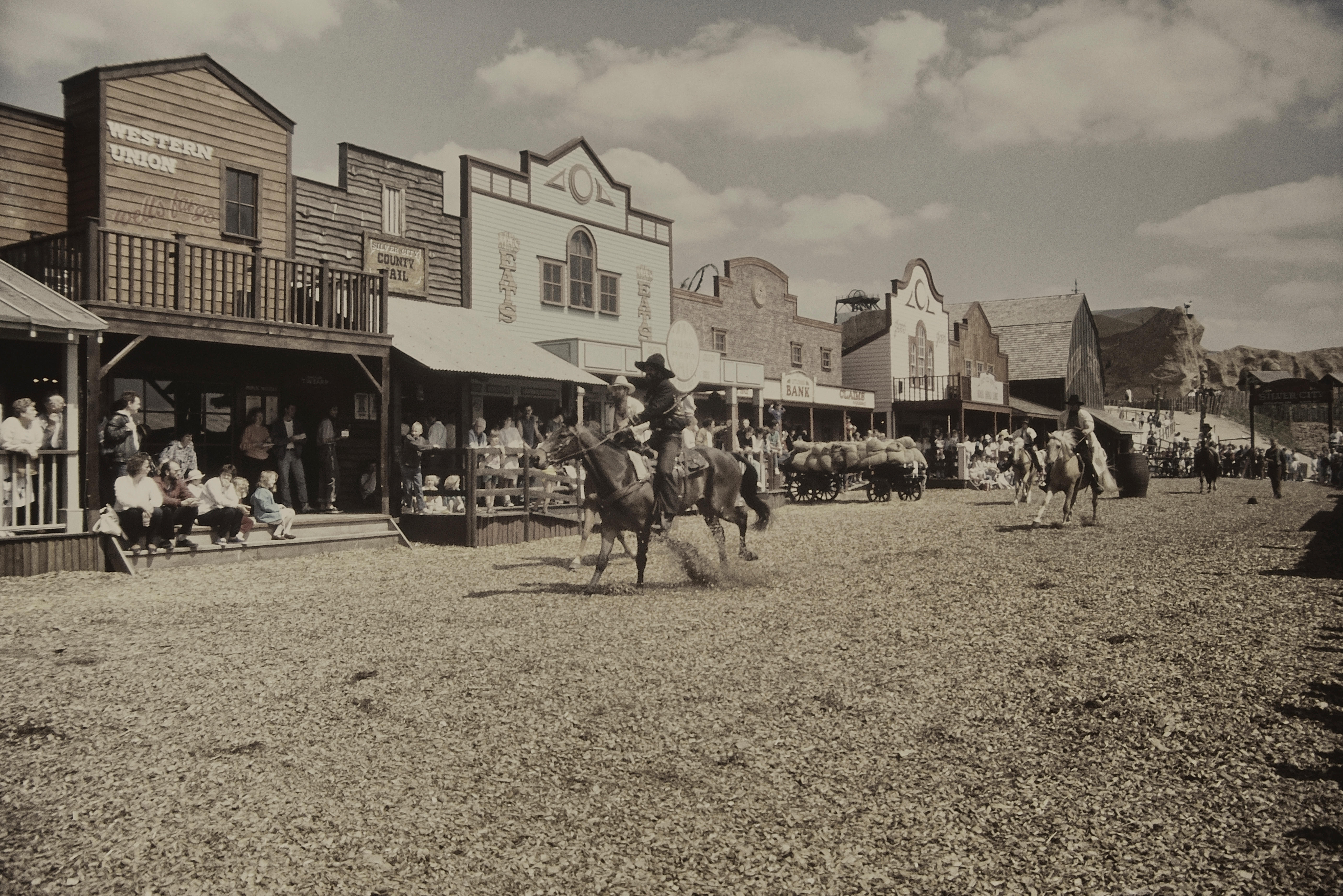 Wild West themes often took place at the attraction