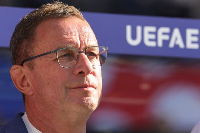 Austria manager Ralf Rangnick 