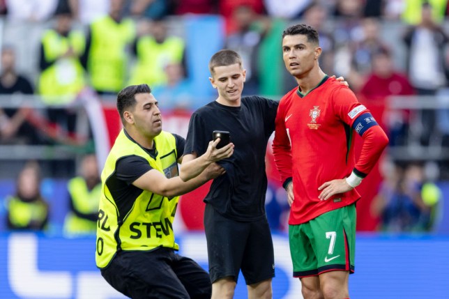 Cristiano Ronaldo was centre of attention during Portugal's win over Turkey