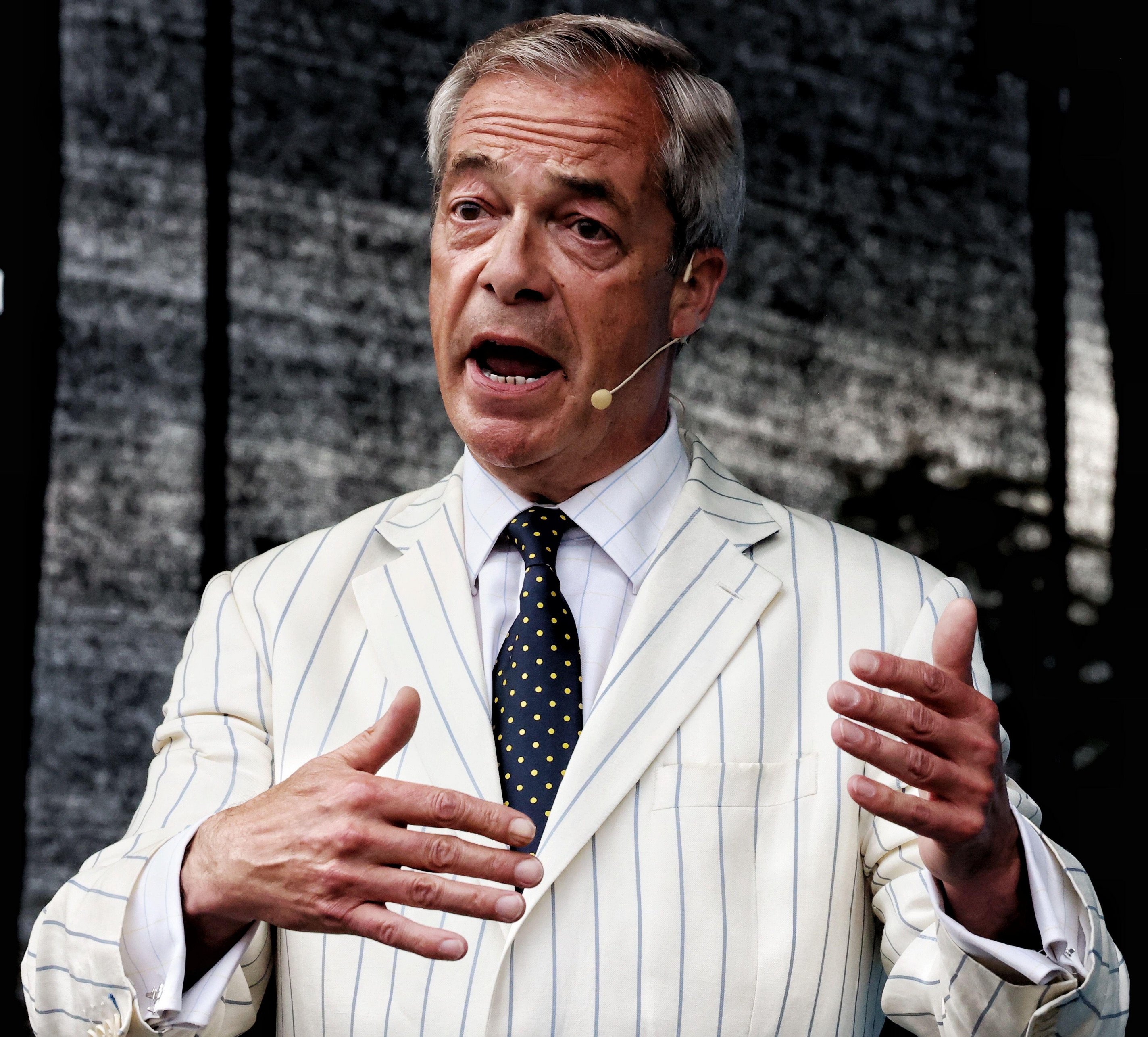 Nigel Farage was accused of 'appeasing' Vladimir Putin over his invasion of Ukraine