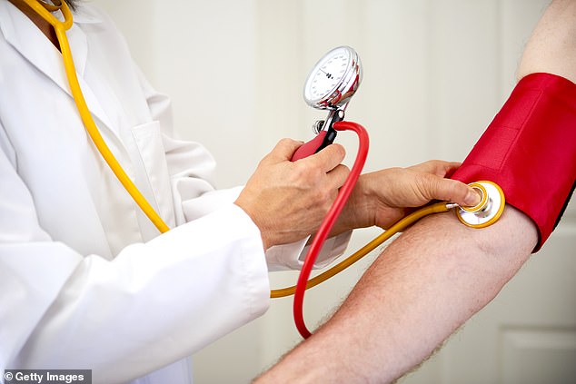 Introducing a lower blood pressure target than the one currently in place could save thousands of lives a year, a study shows (stock photo)